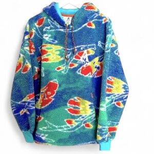 NEW Disney Adult Avatar Pandora Animal Kingdom Fleece Parks Hoodie XS Blue Green